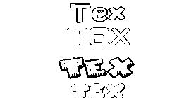 Coloriage Tex