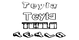Coloriage Teyla