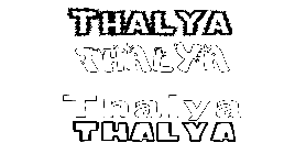 Coloriage Thalya