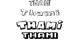 Coloriage Thami
