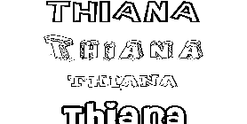 Coloriage Thiana