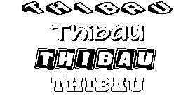 Coloriage Thibau