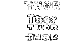 Coloriage Thor