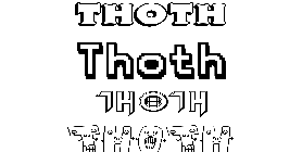 Coloriage Thoth