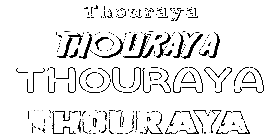 Coloriage Thouraya