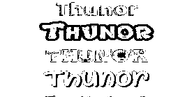 Coloriage Thunor