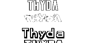 Coloriage Thyda