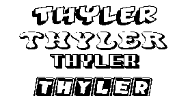 Coloriage Thyler