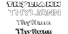 Coloriage Thyliann