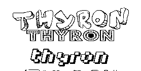 Coloriage Thyron