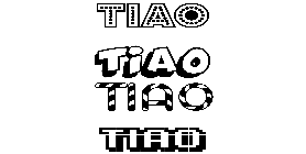 Coloriage Tiao