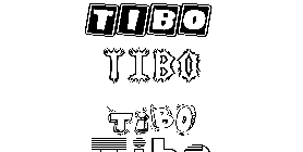 Coloriage Tibo