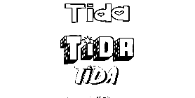 Coloriage Tida