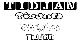 Coloriage Tidjan