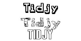 Coloriage Tidjy