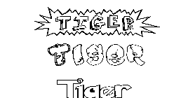 Coloriage Tiger