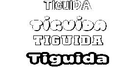 Coloriage Tiguida