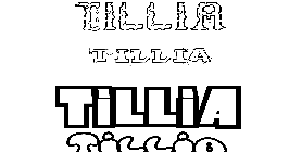 Coloriage Tillia