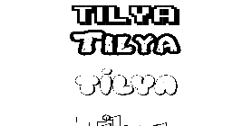 Coloriage Tilya