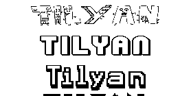 Coloriage Tilyan