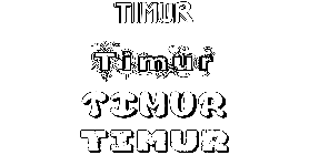 Coloriage Timur