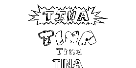 Coloriage Tina