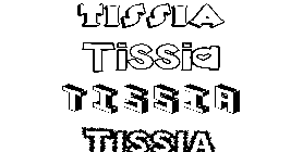 Coloriage Tissia