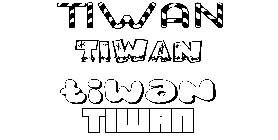 Coloriage Tiwan