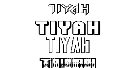 Coloriage Tiyah