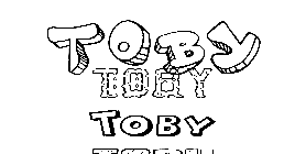 Coloriage Toby