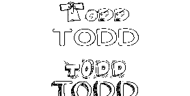 Coloriage Todd