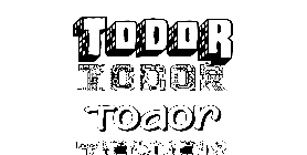 Coloriage Todor