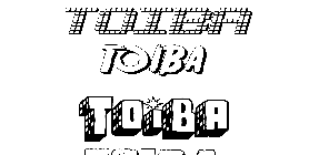 Coloriage Toiba