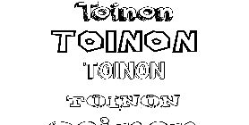 Coloriage Toinon