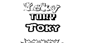 Coloriage Toky