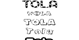 Coloriage Tola