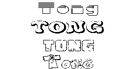 Coloriage Tong