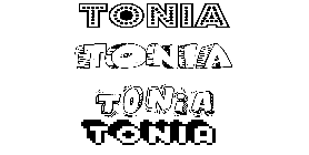 Coloriage Tonia