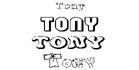 Coloriage Tony