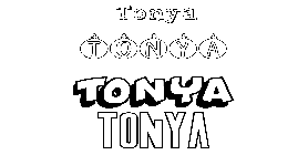 Coloriage Tonya