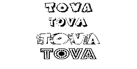 Coloriage Tova
