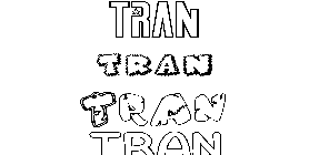 Coloriage Tran