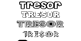 Coloriage Tresor