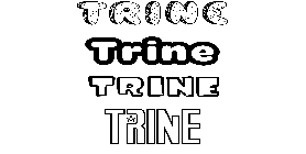 Coloriage Trine