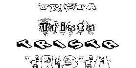 Coloriage Trista