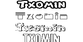 Coloriage Txomin