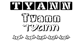 Coloriage Tyann