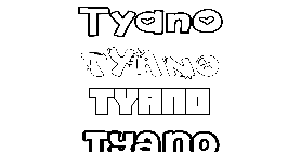 Coloriage Tyano