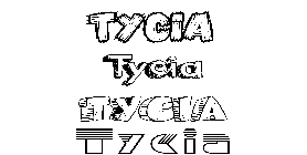 Coloriage Tycia