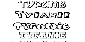 Coloriage Tyfanie